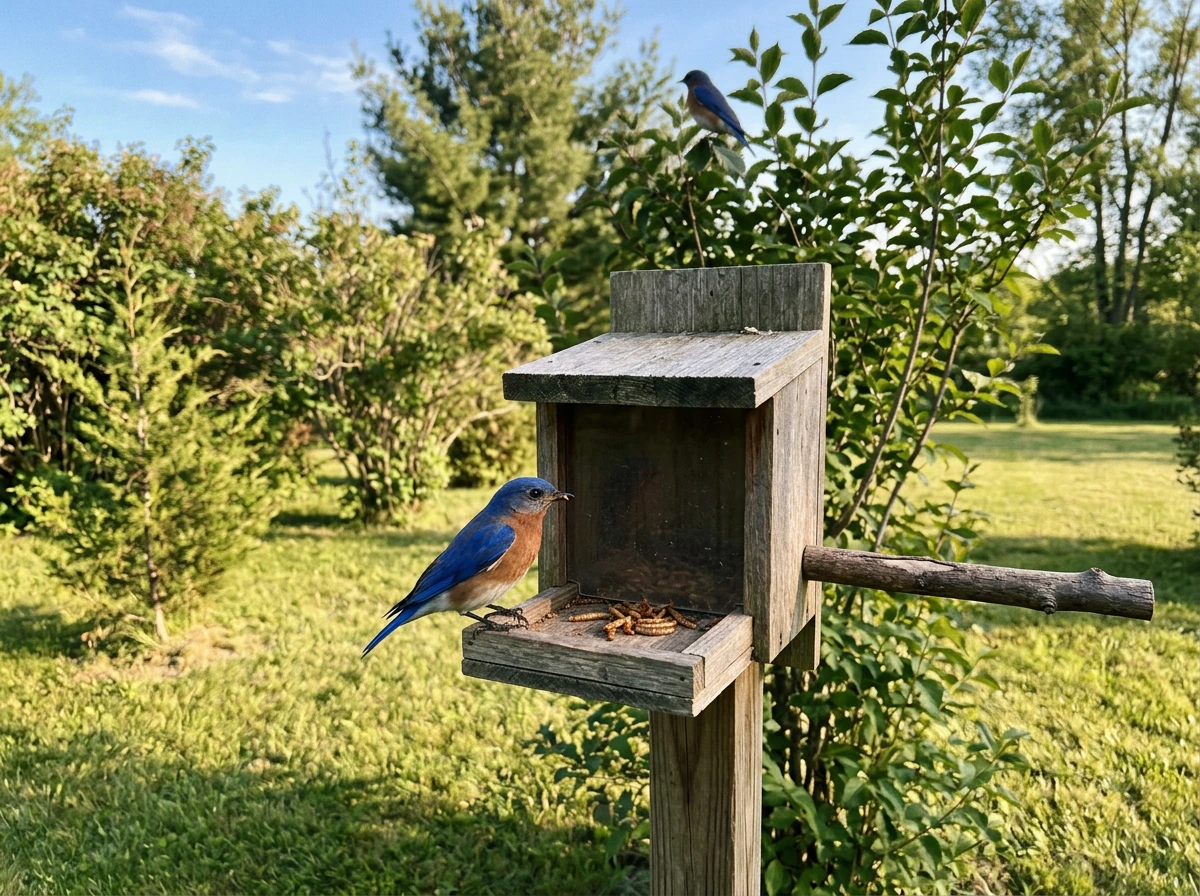 best bird feeder for bluebirds
