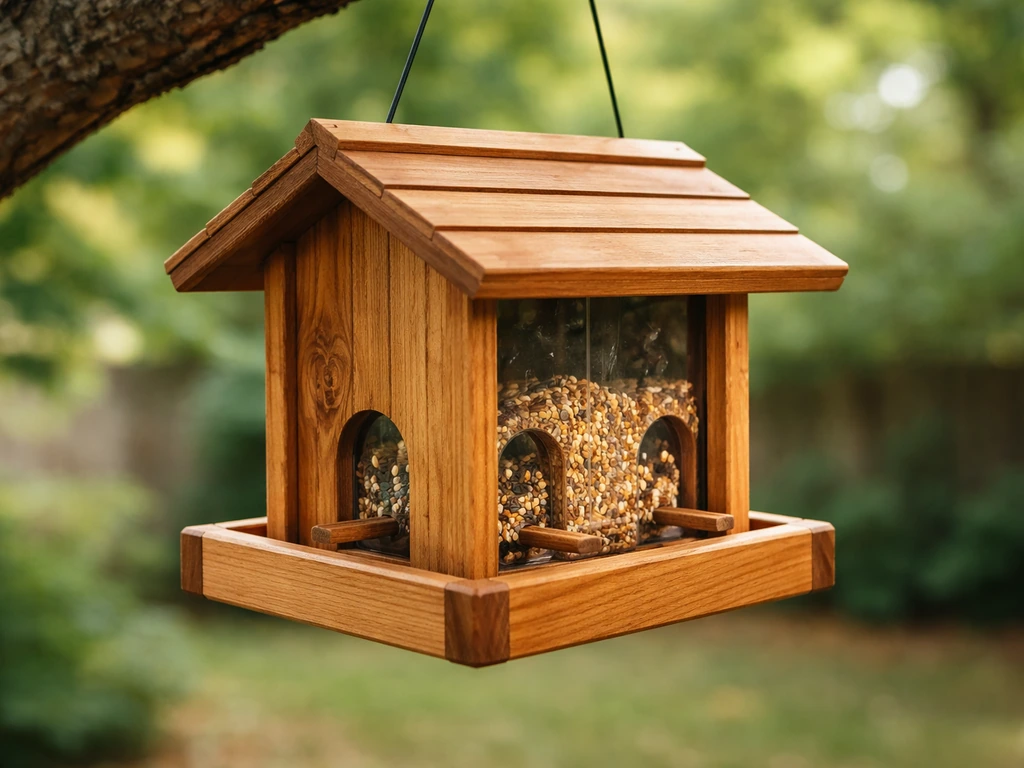 Best Wooden Bird Feeders: Top Wood Picks and DIY Guide